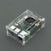 Obudowa do Raspberry Pi 4 model B, przezroczysta (z wentylatorem)