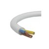 Przewód OMYzo 300/300V 3x0.75mm biały H03VV-F 300V 3 G okrągły