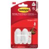 3M 17082 Small White Designer Hooks (Pack 2)
