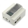 Obudowa Raspberry Pi 3B+/3B/2B na szynę DIN - 6M XTS