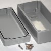 Aluminum die cast enclosure, (L x W x H) 175 x 80 x 60 mm, gray (RAL 7046), IP66, 1590Z135GY