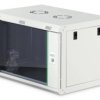 Szafa sieciowa wisząca Dynamic 19 7U rack 600x450, drzwi szyba, szary, niezłożona, 60kg DN-37100