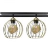 Lampa sufitowa nowoczesna 4xE27 BACCA BLACK/GOLD