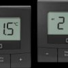 2X 160554A0 Wall thermostat - basic, anthracite, 2 pieces
