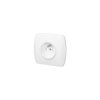 Gniazdo elekt. AKORD AGZ1E/11 -- 54761 Białe, Pojedyncze z uziemieniem, 230V/16A