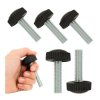 5x Pokrętło Radełkowane M4 20mm Gałka ze Śrubą Łbem Bakelitowym
