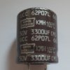 Kondensator elektrolityczny 3300uF 50V 105' 26X30mm KMH NIPPON cena netto