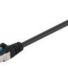 CAT 6AKabel łączący, S/FTP (PiMF), czarny - Długość kabla 1.5 m
