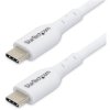 StarTech.com USB2CC2MNCWHE 2m (6.6ft) White USB-C Charging Cable, USB C Cable,