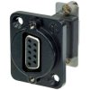 Neutrik NADB9FF-B Adapter D-Sub 9-pin to 9-pin Socket for Audio Networks