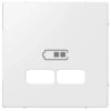 Merten Płytka centralna gniazda ładowarkiUSB biały pol. SysM MTN4367-0319