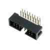 Wtyk IDC 16 styków, kątowy, do montażu na PCB, raster 2,54 mm, bez zatrzasków, Z-WS16W