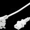 Cold appliance connection cable, 1.5 m, white