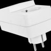 Plug housing, 129 x 65 x 75 mm, IP20, light gray