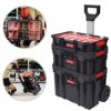 Mobilny warsztat Cart Plus 526x380x690mm 38l System TWO SET Plus Z251248PG001 Qbrick