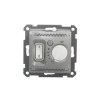 Regulator do ogrzewania podłogowego, srebrne aluminium, Sedna Design i Elements SDD113507