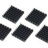 Opencircuit Aluminum heatsink 25x25x5mm - 5 pieces