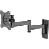 SpeaKa Professional SP-9493248 SP-WMM-202S Monitor wall mount Black Tiltable