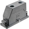 Grommet housing, size 24B, die-cast aluminum, 2 x M25, straight, central locking, IP65/IP68/IP6K9K, 19405241486