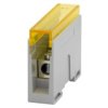 Blok Rozdzielczy Vbr 150A-9 (1X35 / 9X6) Al/Cu - Żółty