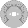 Scale disc, Ø 61 mm, 0-270, 270°, for shafts to 10 mm, 060.40.271