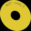 Label, for emergency stop pushbutton, 3SU1900-0BC31-0AT0