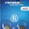 Lithium-Knopfzelle, 3 V, 25 mAh, 12,5x1,6 mm, 2er-Pack