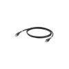 Weidmuller 1251610005 RJ45 Patch Cable CAT 6A S/FTP 0.5m Black LSZH