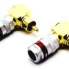 Wtyk RCA Kątowy Cinch 7mm Vitalco Rw612