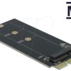 64099 SATA 22 pin male to M.2 Key B slot Adapter