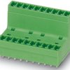 Pin header, 3 pole, pitch 3.81 mm, straight, green, 1830415