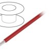 Przewód na rolce o długości 305m linka Cu, 300V PVC czerwony 28 AWG 3048 RD001