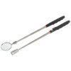 Siegen S0941 Telescopic Magnetic LED Pick-Up Tool & Inspection Mirror Set 2pc