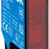 Czujniki fotoelektryczne Retrorefleksyjny w obudowie prostokątnej SICK NPN zakres 10 m LED
