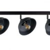 Spot nowoczesny 3xE27 FAUN BLACK