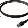 kabel LAN Easylan CPP1OSASAS0020, 1 szt., RJ45, CAT 6a, S/FTP, 2.00 m, czarny