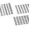 Labels for terminal block, 282928-2