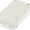 ABS enclosure, (L x W x H) 85 x 56 x 26 mm, light gray (RAL 7035), IP54, 1591MF2SGY