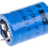 Kondensator 2200 μF 63 V dc Montaż zatrzaskowy Vishay roztaw: 10 mm MAL209018222E3
