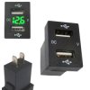 Ładowarka USB 12-24V /5V 3.1A GREEN