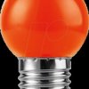 L027241222 E27 LED lamp, 1 W, red