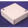 ABS miniature enclosure, (L x W x H) 50 x 50 x 20 mm, light gray (RAL 7035), IP54, 1551RGY