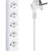 Przedłużacz sieciowy 5 gniazd 3m bez przeł. biały LB0084-3 LIBOX
