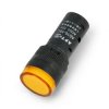 Kontrolka 12V AC/DC - 19mm - żółta