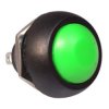 Przełącznik okrągły 12mm PBP12 1A plastik zielony