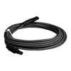 Przedłużacz solarny kabel 6mm2 z wtykami MC4 czarny 1m DV-8386-FOT