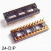 IC socket 24-DIP Low Profile - Cambion