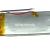 Akumulator Li-Poly 3,7V 600mA 2 pin 38x26x8mm