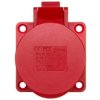 Gniazdo tablicowe 16A 5P 400V /70x70/ czerwone IP44 315-6