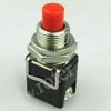 Przełącznik przyciskowy kwadratowy PBS-13C, on-(off), metal